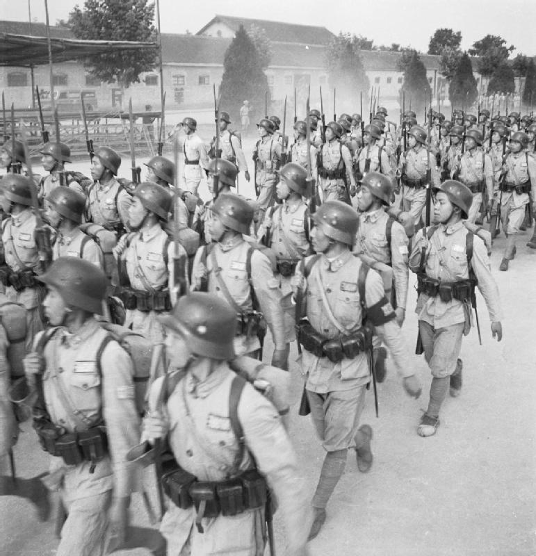 National Revolutionary Army soldiers marching